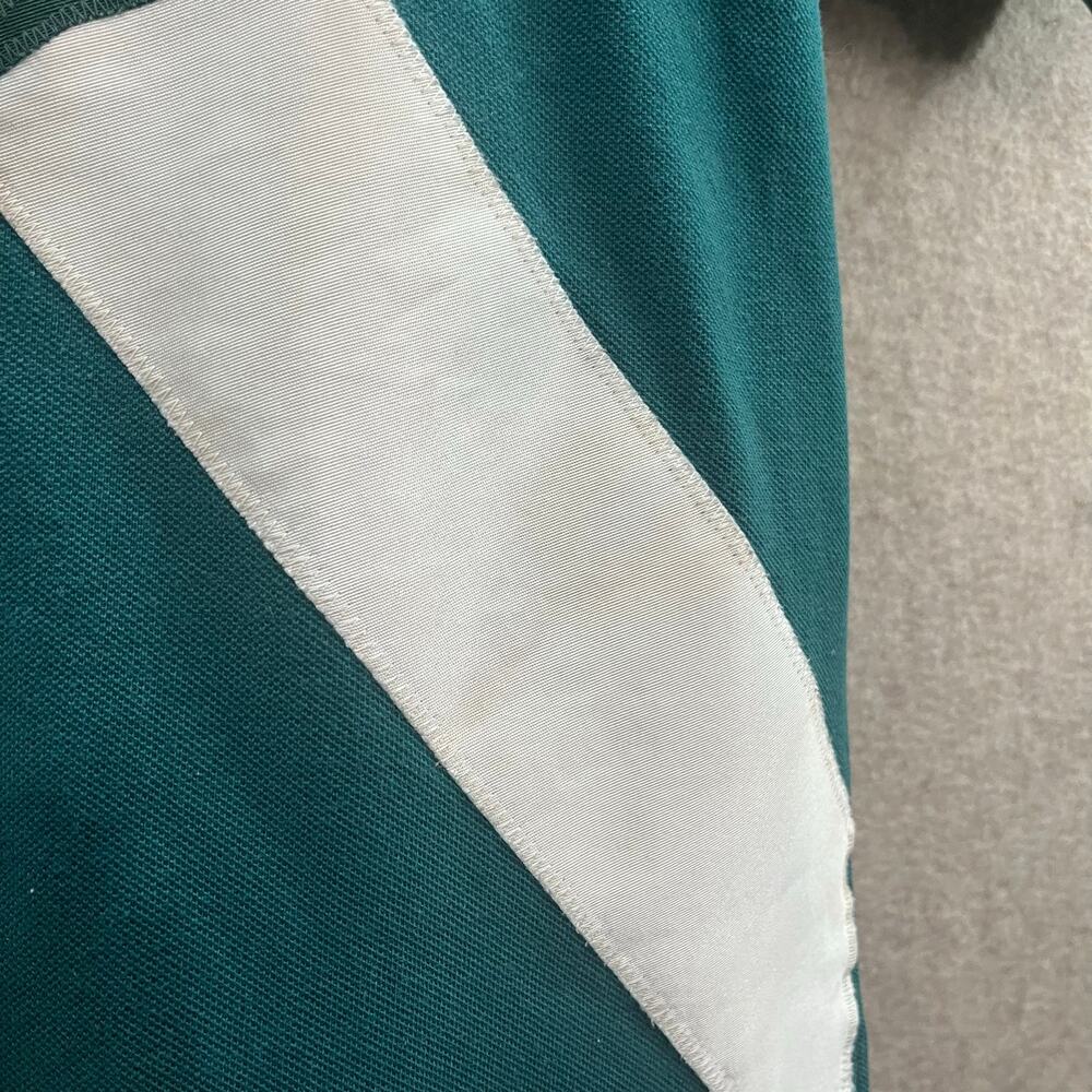 Vintage All Sports By Somers Darby’s Folly Rugby Polo Green Size L Made‎ in USA - Picture 4 of 9